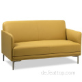 Lounge -Sofa Stuhl Kurzverdickte weiches Leder